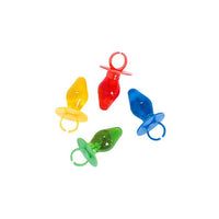 Christmas Light Bulb Ring Suckers: 12-Piece Box - Candy Warehouse