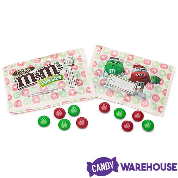 Christmas M&M's Candy Fun Size Packs: 20-Piece Bag - Candy Warehouse