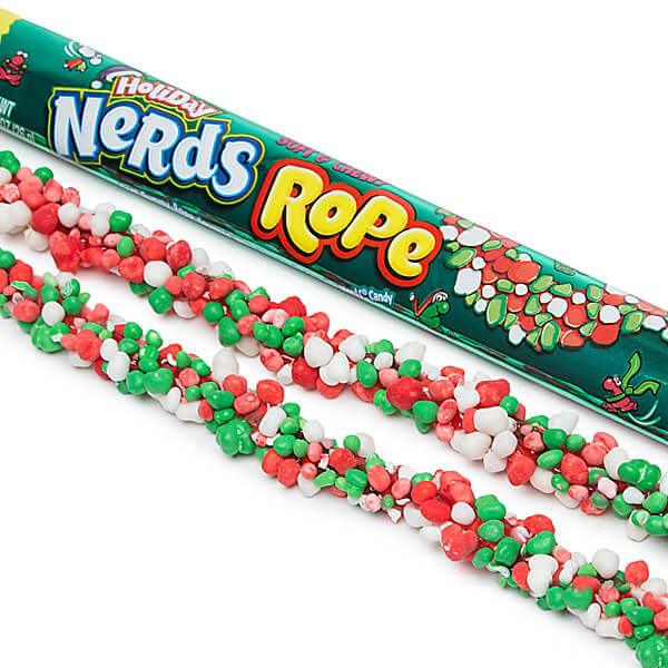 Christmas Nerds Rope Candy Packs: 24-Piece Box - Candy Warehouse