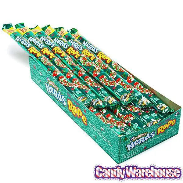 Christmas Nerds Rope Candy Packs 24Piece Box Candy Warehouse