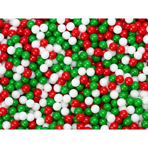 Christmas Petite Jawbreaker Candy Balls: 5LB Bag - Candy Warehouse