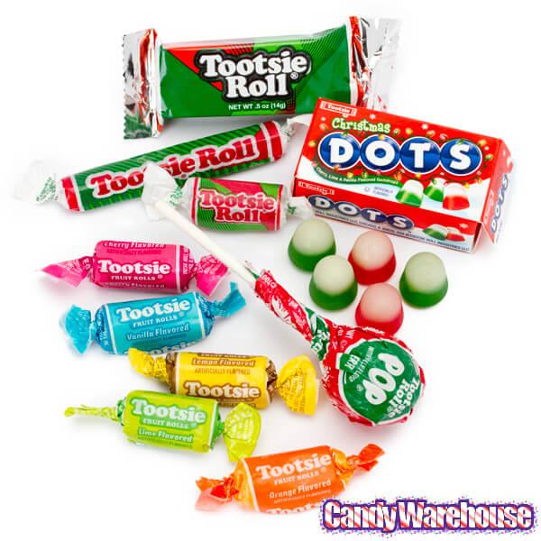 Christmas Tootsie Candy Mix: 15-Ounce Bag - Candy Warehouse