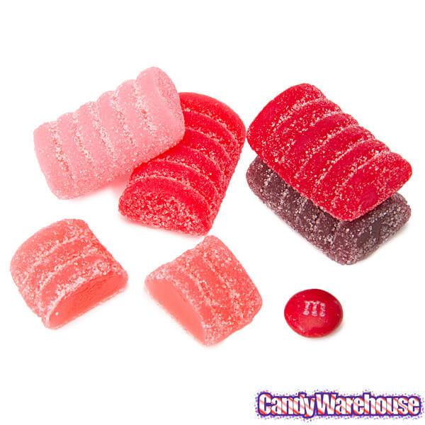 Chuckles Red Fruit Jelly Candy Packs: 24-Piece Box - Candy Warehouse