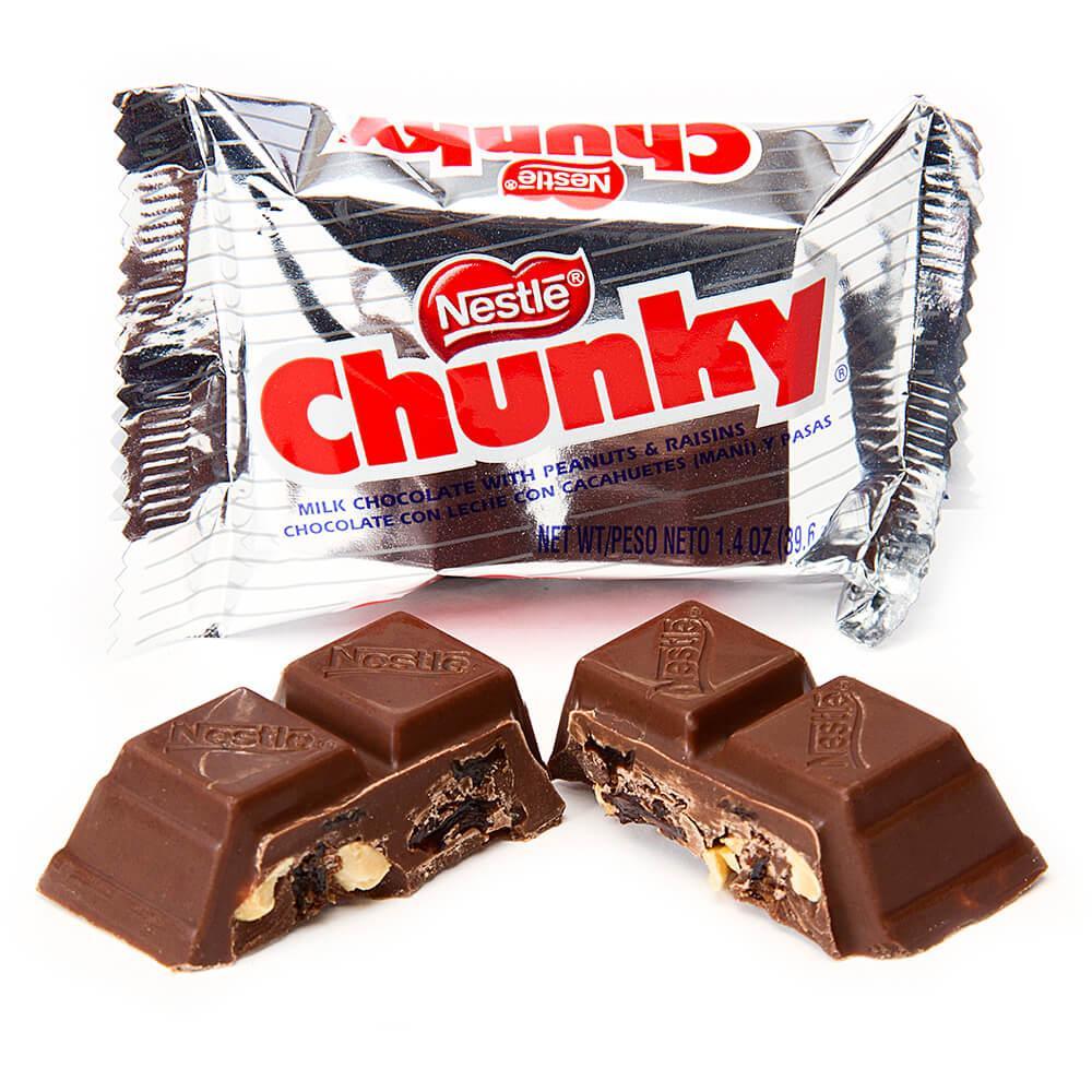 Chunky Chocolate Bars: 24-Piece Box - Candy Warehouse