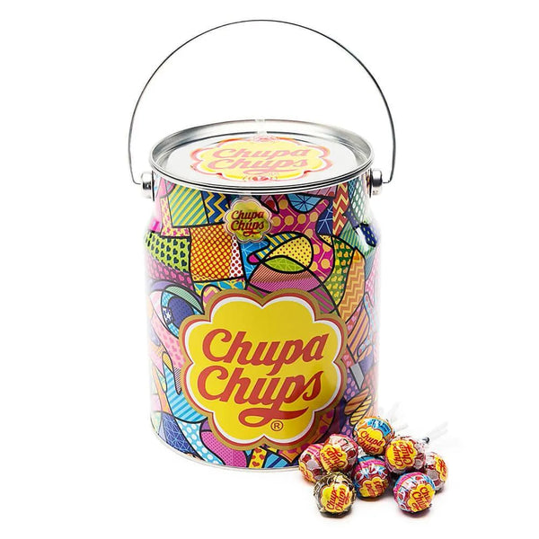 Chupa Chups Ice Cream Lollipops: 80-Piece Collectible Tin – Candy