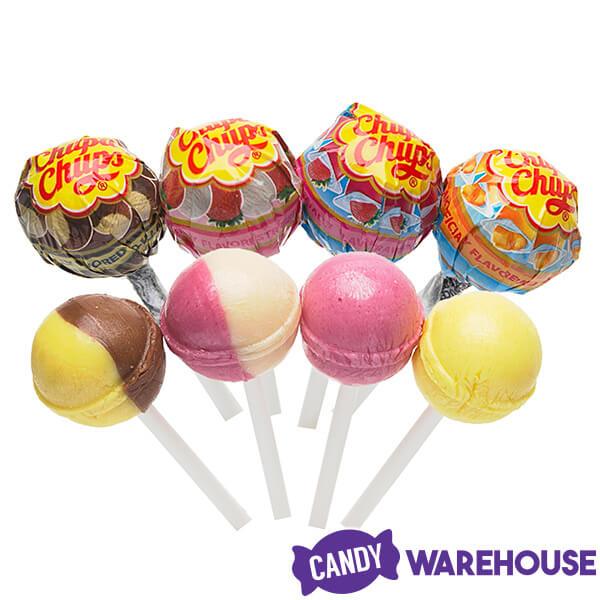 Chupa Chups Ice Cream Lollipops: 80-Piece Collectible Tin - Candy Warehouse