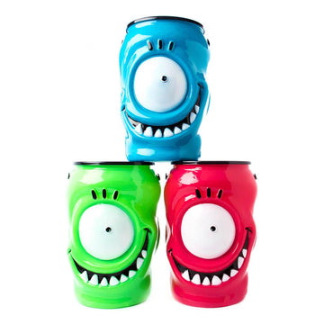 Chupa Chups Lollipops 100-Piece Monster Eye Containers: 3-Piece Set - Candy Warehouse
