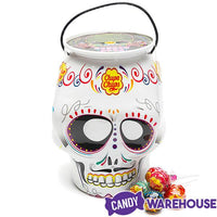 Chupa Chups Lollipops 70-Piece Day of the Dead Skull Candy Container - Candy Warehouse