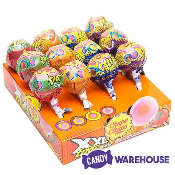 Chupa Chups XXL Trio Lollipops: 12-Piece Display – Candy Warehouse
