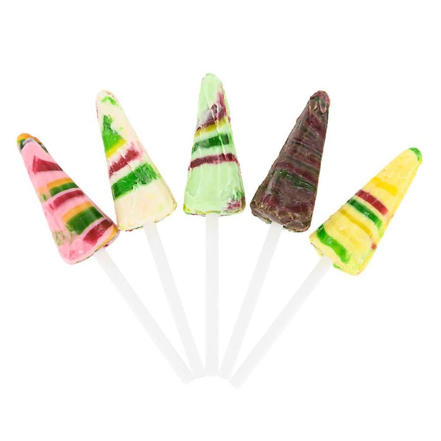 Chupirul Flavor Spiral Cone Lollipops: 40-Piece Bag