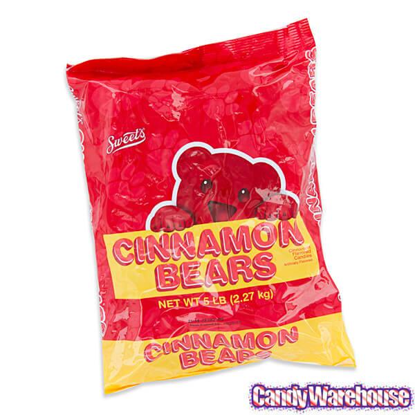 Cinnamon Bears Candy - Unwrapped: 5LB Bag - Candy Warehouse