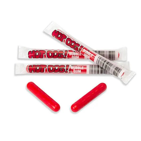 Cinnamon Hot Dog Gum Packs 72Piece Box Candy Warehouse