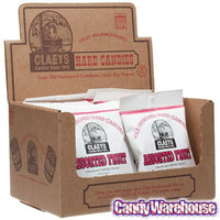 Claeys Hard Candy Drops Bags - Assorted Fruits: 12-Piece Box - Candy Warehouse