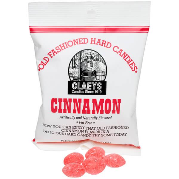 Claeys Hard Candy Drops Bags - Cinnamon: 12-Piece Box - Candy Warehouse