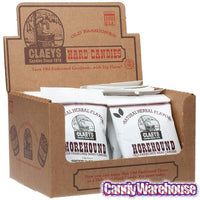 Claeys Hard Candy Drops Bags - Horehound: 12-Piece Box - Candy Warehouse