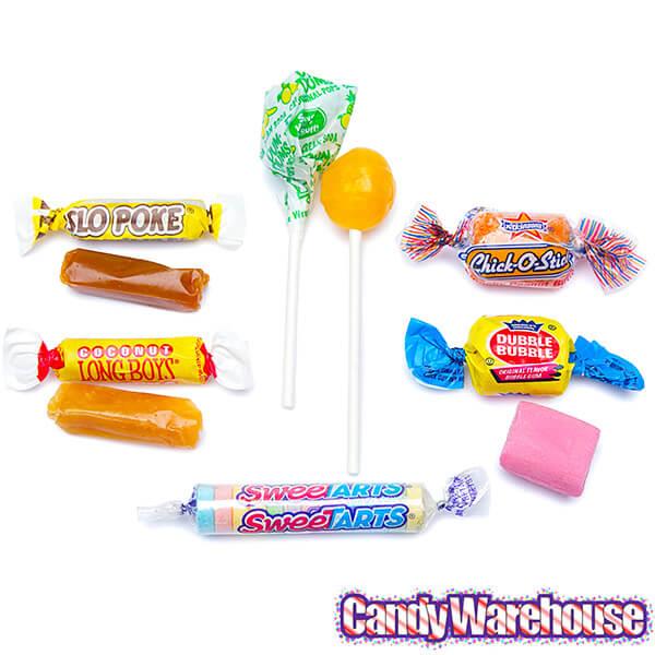 Classic Nostalgic Candy Gift Tote: 1960's - Candy Warehouse
