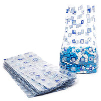 Clear Cello Candy Bags with Hanukkah Colors: 100-Piece Box - Candy Warehouse