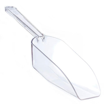 Clear Plastic 4-Ounce Flat Bottom Candy Scoop - Candy Warehouse