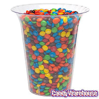 Clear Plastic Flared Cylindrical Candy Container - Large - Candy Warehouse