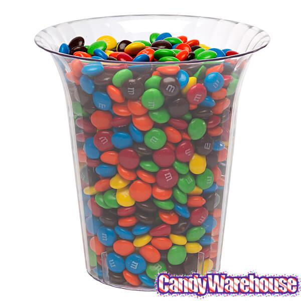 Clear Plastic Flared Cylindrical Candy Container - Small - Candy Warehouse