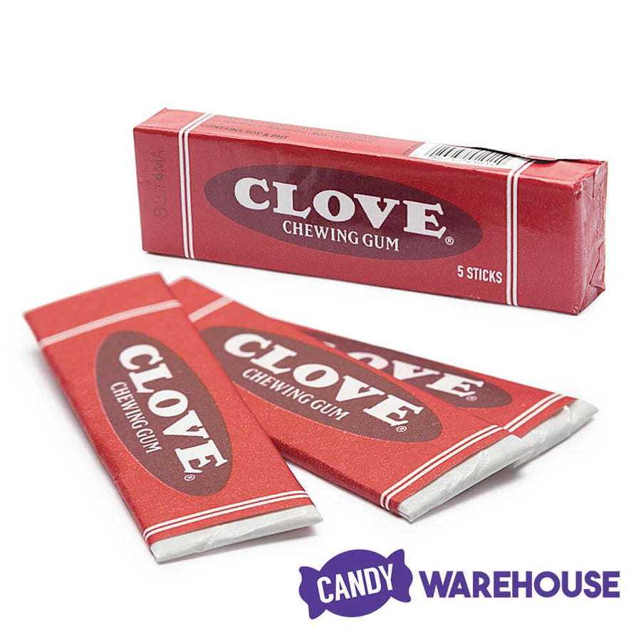 Clove Gum 5-Stick Packs: 10-Piece Gift Tin - Candy Warehouse