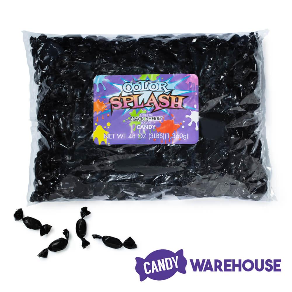 Color Splash Black Cherry Hard Candy: 3LB Bag - Candy Warehouse