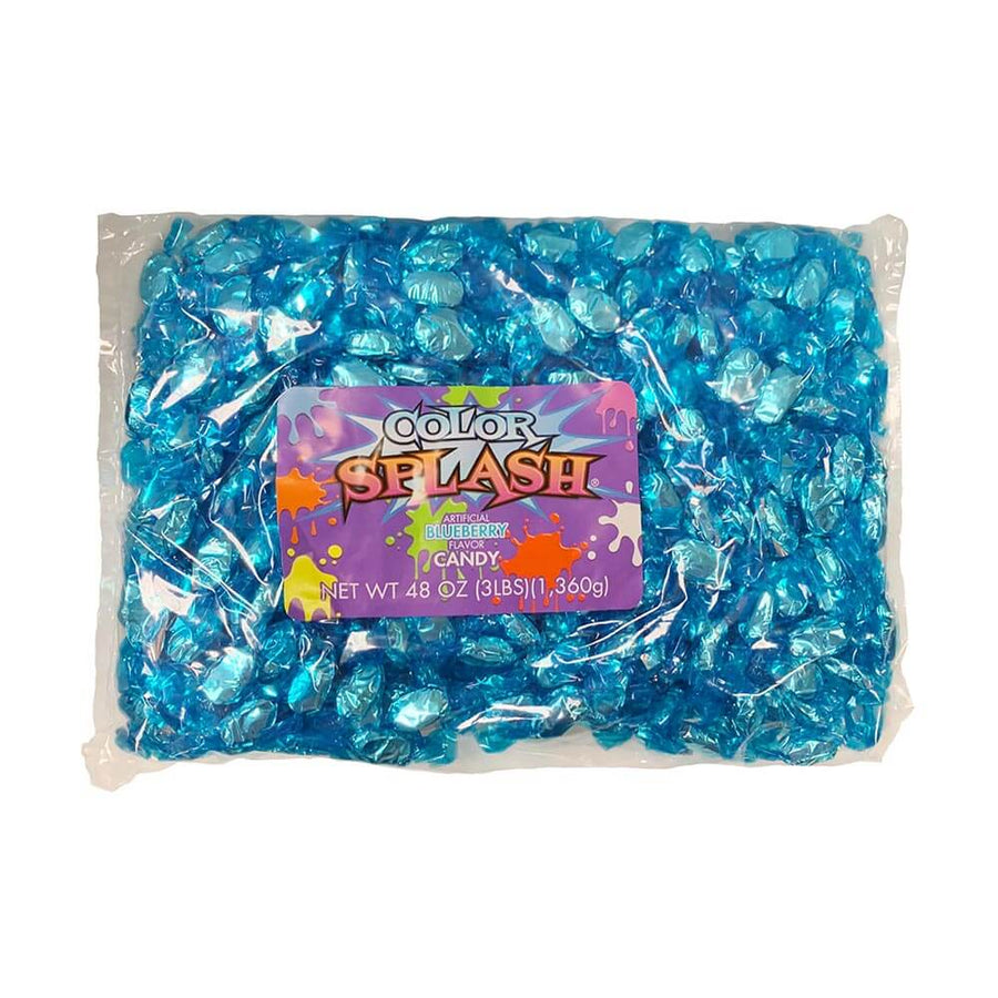 Color Splash Blueberry Hard Candy: 3LB Bag