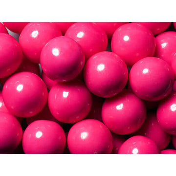 Color Splash Bright Pink 1-Inch Gumballs: 2LB Bag