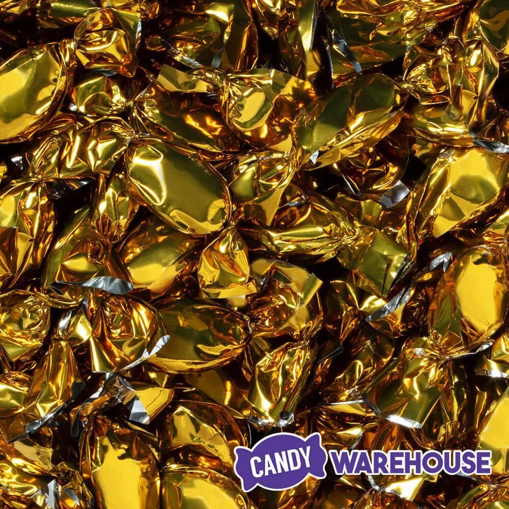 Color Splash Gold Butterscotch Hard Candy 3LB Bag Candy Warehouse