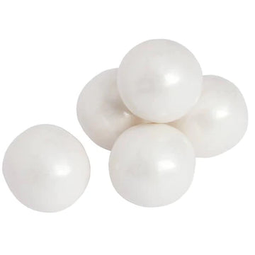 Color Splash Pearl White 1-Inch Gumballs: 2LB Bag