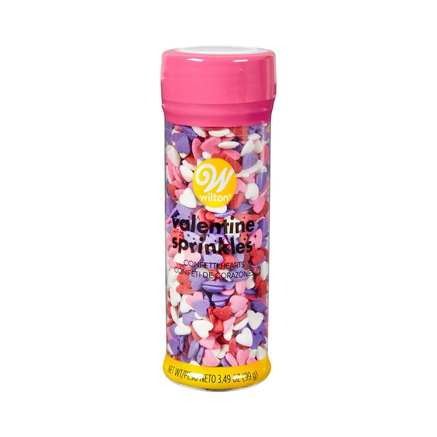 Confetti Heart Mix Sprinkles: 3.49-Ounce Bottle - Candy Warehouse