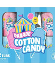 Cotton Candy 2-Ounce Tubs: 12-Piece Case