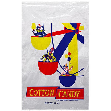 Cotton Candy Bags with Ferris Wheel Design: 100-Piece Box - Candy Warehouse