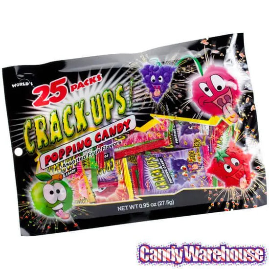 Crack-Ups Popping Candy Mini Packets: 600-Piece Case | Candy Warehouse
