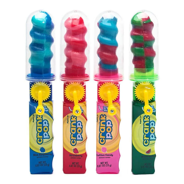 ⑯Candy pop Crank Pop Spinning Lollipops: 16-Piece Display – Candy Warehouse
