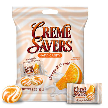 Creme Savers Orange & Creme Hard Candy: 2.25LB Box - Candy Warehouse