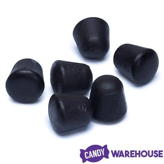 Crows Black Licorice Drops Candy 6.5Ounce Packs 12Piece Box Candy