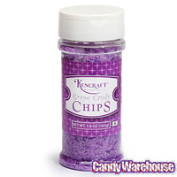 Crushed Candy Chips - Purple Grape: 5.8-Ounce Shaker - Candy Warehouse