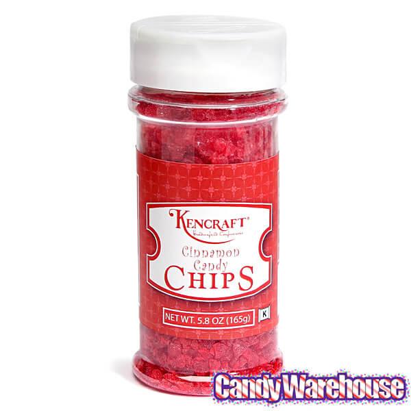 Crushed Candy Chips - Red Cinnamon: 5.8-Ounce Shaker - Candy Warehouse