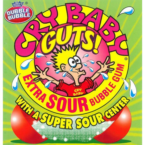 Cry Baby Extra Sour Gumballs: 240-Piece Tub - Candy Warehouse