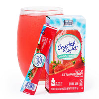 Crystal Light with Caffeine - Wild Strawberry: 10-Piece Box - Candy Warehouse
