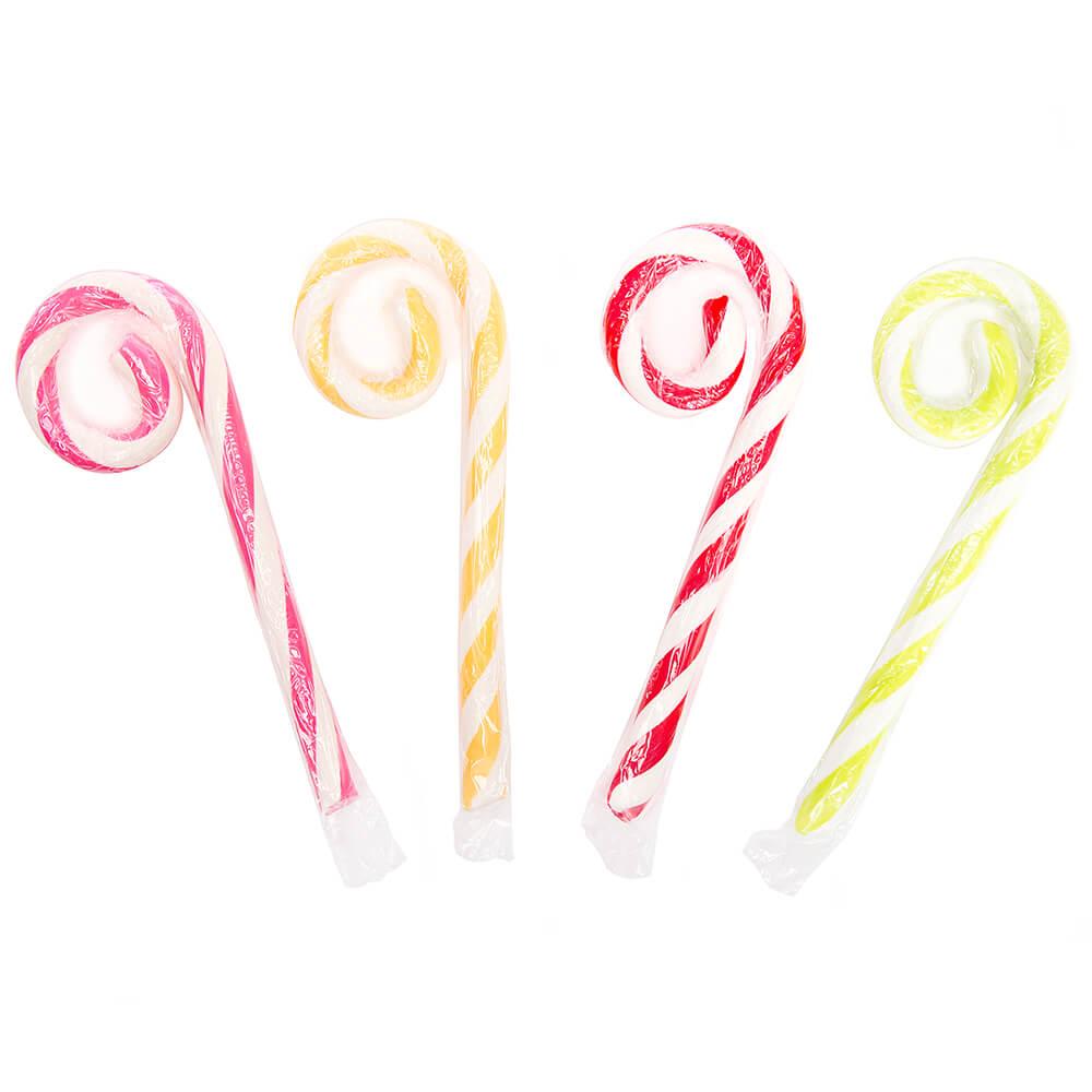 Curly Candy Canes: 8-Piece Box - Candy Warehouse
