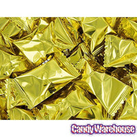 Custom Logo Metallic Gold Wrapped Butter Mint Creams: 5000-Piece Minimum - Candy Warehouse