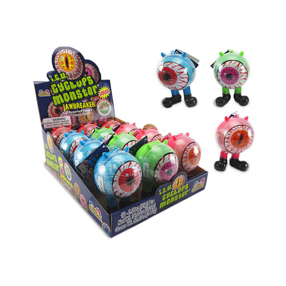 Cyclops Monster Jawbreakers: 12-Piece Box - Candy Warehouse