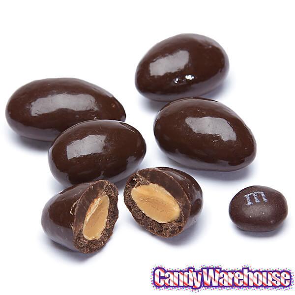 Dark Chocolate Covered Almonds Candy: 2LB Bag - Candy Warehouse