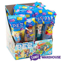 DC Superhero Girls PEZ Candy Packs: 12-Piece Display - Candy Warehouse