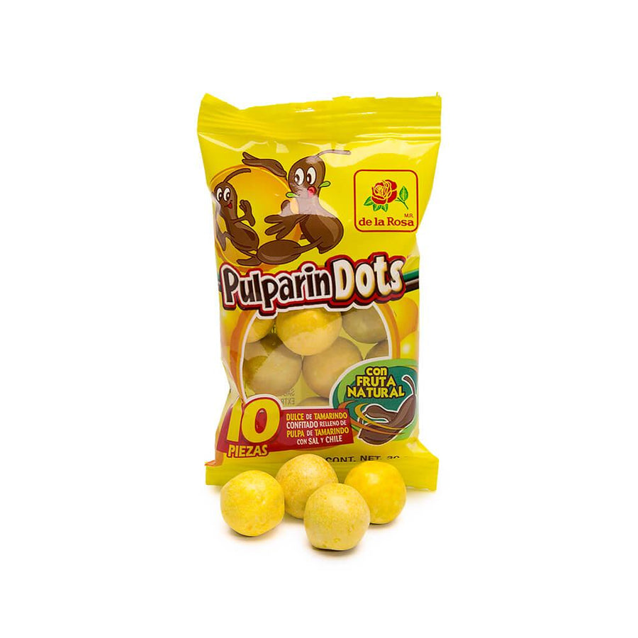 De La Rosa Pulparin Dots Candy Packs: 20-Piece Box - Candy Warehouse