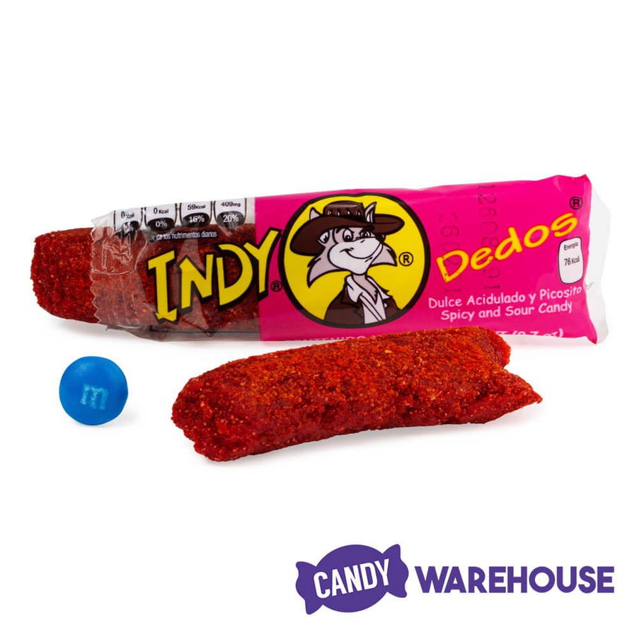 Dedos Spicy and Sour Candy Packs: 12-Piece Box - Candy Warehouse