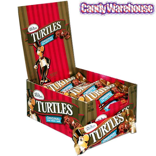 DeMet's Turtles Chocolate Candy Bars: 24-Piece Box - Candy Warehouse