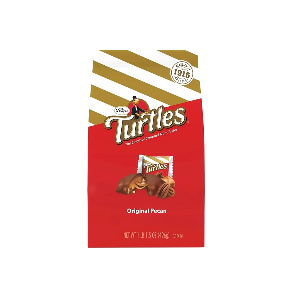DeMet's Turtles Original Milk Chocolate Pecan Candy: 17.5-Ounce Bag